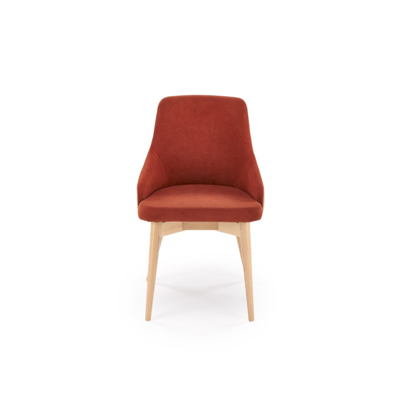 'MALAGA Cinnamon Chair / Upholstery: MAVEL 44 / STELAR 54' 'MALAGA Cinnamon Chair / Upholstery: MAVEL 44 / STELAR 54'