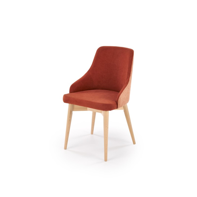 'MALAGA Cinnamon Chair / Upholstery: MAVEL 44 / STELAR 54' 'MALAGA Cinnamon Chair / Upholstery: MAVEL 44 / STELAR 54'