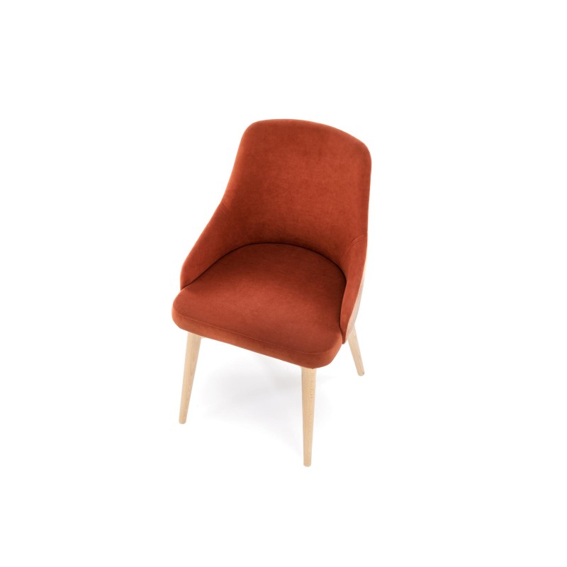 'MALAGA Cinnamon Chair / Upholstery: MAVEL 44 / STELAR 54' 'MALAGA Cinnamon Chair / Upholstery: MAVEL 44 / STELAR 54'