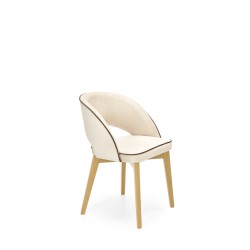 'MARINO Honey Oak Chair / MONOLITH 04 Upholstery'