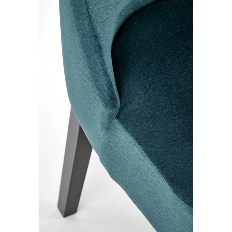'ROYAL Black Chair / Upholstery: MONOLITH 37' 'ROYAL Black Chair / Upholstery: MONOLITH 37'