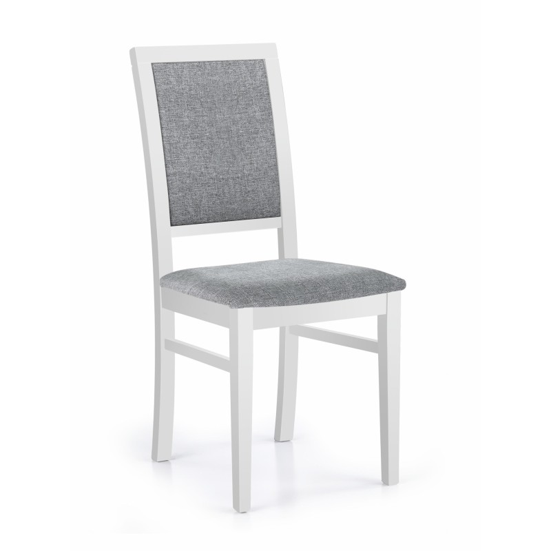 'SYLWEK1 White Chair / Upholstery: Inari 91' 'SYLWEK1 White Chair / Upholstery: Inari 91'
