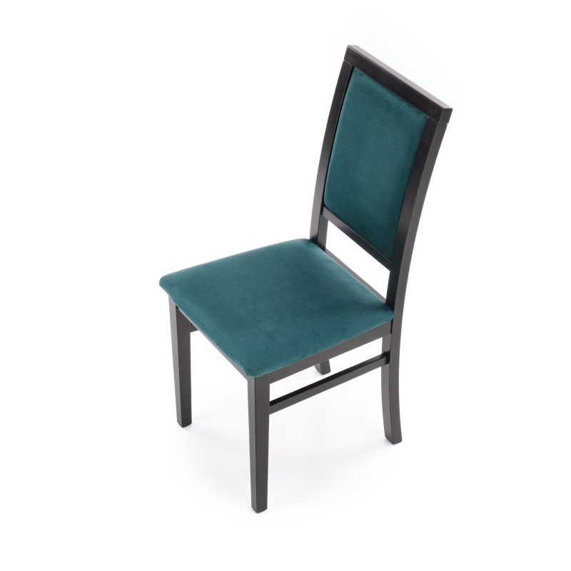 'SYLWEK1 Black Chair / Upholstery: Monolith 37 Velvet' 'SYLWEK1 Black Chair / Upholstery: Monolith 37 Velvet'