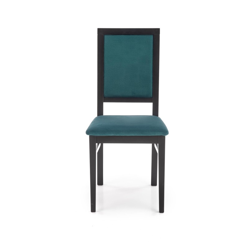 'SYLWEK1 Black Chair / Upholstery: Monolith 37 Velvet' 'SYLWEK1 Black Chair / Upholstery: Monolith 37 Velvet'