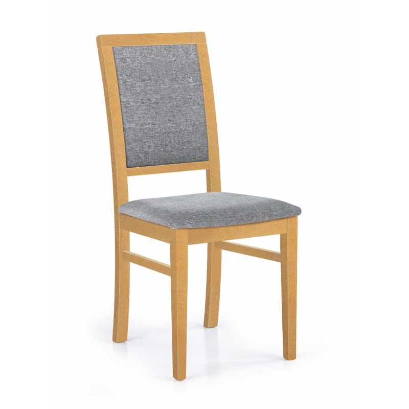 'SYLWEK1 Honey Oak Chair / Upholstery: Inari 91' 'SYLWEK1 Honey Oak Chair / Upholstery: Inari 91'