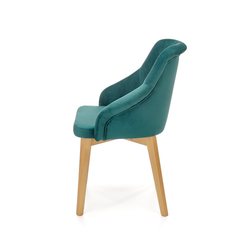 'TOLEDO 2 Honey Oak Chair / Upholstery MONOLITH 37' 'TOLEDO 2 Honey Oak Chair / Upholstery MONOLITH 37'