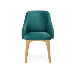 'TOLEDO 2 Honey Oak Chair / Upholstery MONOLITH 37' 'TOLEDO 2 Honey Oak Chair / Upholstery MONOLITH 37'