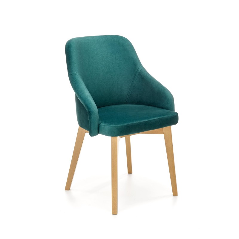 'TOLEDO 2 Honey Oak Chair / Upholstery MONOLITH 37' 'TOLEDO 2 Honey Oak Chair / Upholstery MONOLITH 37'