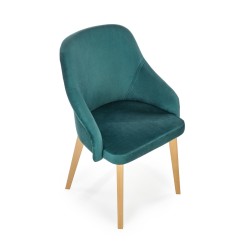 'TOLEDO 2 Honey Oak Chair / Upholstery MONOLITH 37' 'TOLEDO 2 Honey Oak Chair / Upholstery MONOLITH 37'