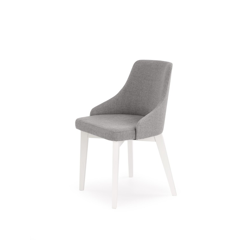 'TOLEDO White Chair / Upholstered in Inari 91' 'TOLEDO White Chair / Upholstered in Inari 91'
