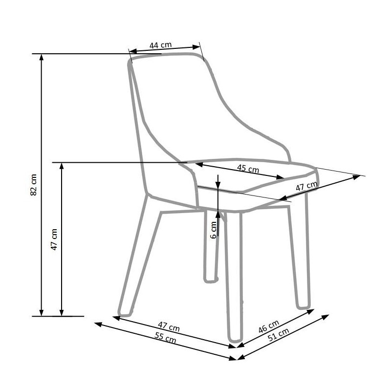 'TOLEDO White Chair / Upholstered in Inari 91' 'TOLEDO White Chair / Upholstered in Inari 91'