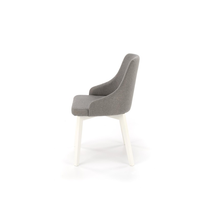 'TOLEDO White Chair / Upholstered in Inari 91' 'TOLEDO White Chair / Upholstered in Inari 91'