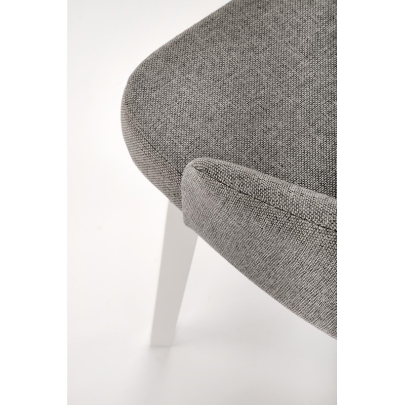 'TOLEDO White Chair / Upholstered in Inari 91' 'TOLEDO White Chair / Upholstered in Inari 91'