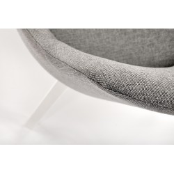 'TOLEDO White Chair / Upholstered in Inari 91' 'TOLEDO White Chair / Upholstered in Inari 91'