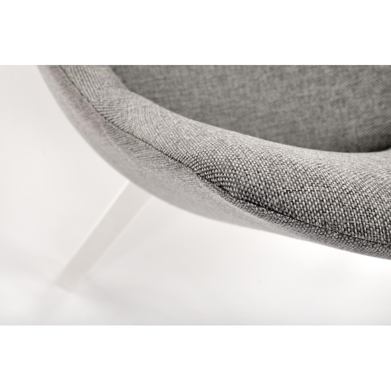 'TOLEDO White Chair / Upholstered in Inari 91' 'TOLEDO White Chair / Upholstered in Inari 91'