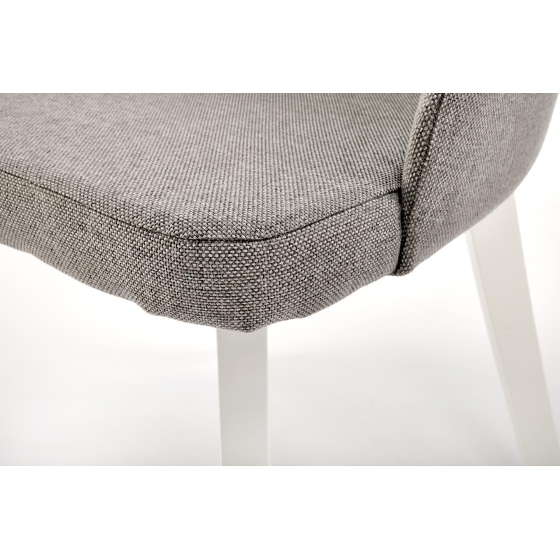 'TOLEDO White Chair / Upholstered in Inari 91' 'TOLEDO White Chair / Upholstered in Inari 91'