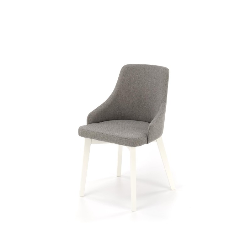 'TOLEDO White Chair / Upholstered in Inari 91' 'TOLEDO White Chair / Upholstered in Inari 91'