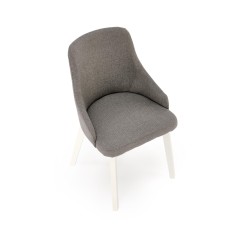 'TOLEDO White Chair / Upholstered in Inari 91' 'TOLEDO White Chair / Upholstered in Inari 91'