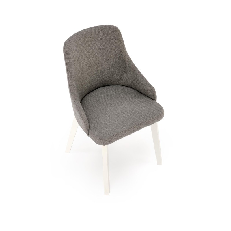 'TOLEDO White Chair / Upholstered in Inari 91' 'TOLEDO White Chair / Upholstered in Inari 91'
