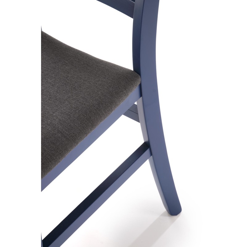 'TUTTI 2 Navy Blue Chair / Upholstery: Inari 95' 'TUTTI 2 Navy Blue Chair / Upholstery: Inari 95'