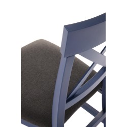'TUTTI 2 Navy Blue Chair / Upholstery: Inari 95' 'TUTTI 2 Navy Blue Chair / Upholstery: Inari 95'