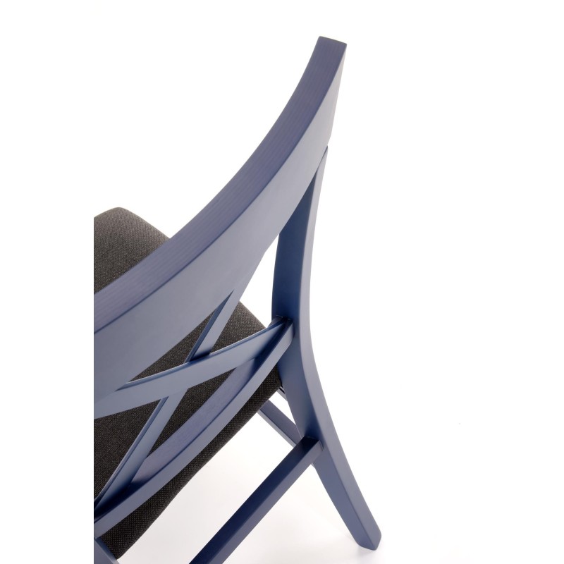 'TUTTI 2 Navy Blue Chair / Upholstery: Inari 95' 'TUTTI 2 Navy Blue Chair / Upholstery: Inari 95'