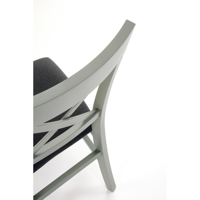 'TUTTI 2 Gray-Green Chair / Upholstery: Inari 95' 'TUTTI 2 Gray-Green Chair / Upholstery: Inari 95'