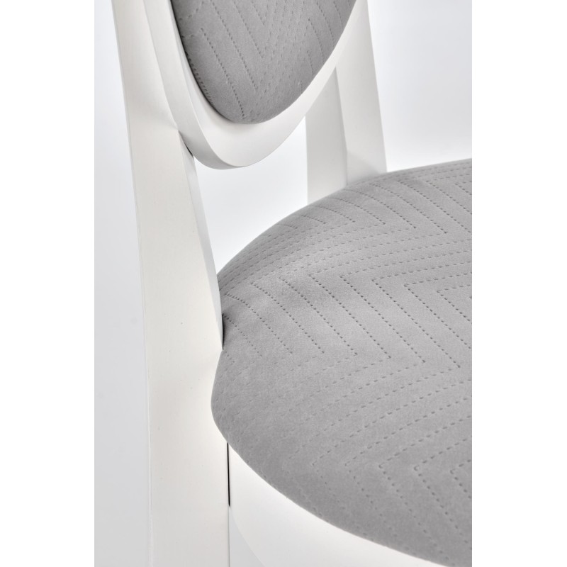 'VELO Chair in White/Ash Color' 'VELO Chair in White/Ash Color'