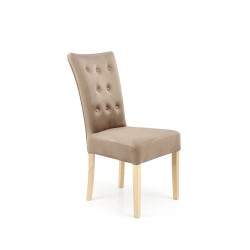 'VERMONT Honey Oak Chair / Upholstery: MONOLITH 09'