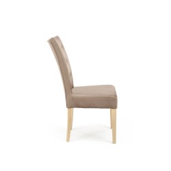 'VERMONT Honey Oak Chair / Upholstery: MONOLITH 09' 'VERMONT Honey Oak Chair / Upholstery: MONOLITH 09'