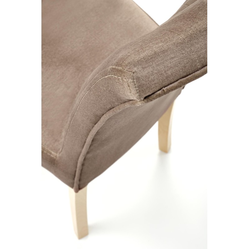 'VERMONT Honey Oak Chair / Upholstery: MONOLITH 09' 'VERMONT Honey Oak Chair / Upholstery: MONOLITH 09'