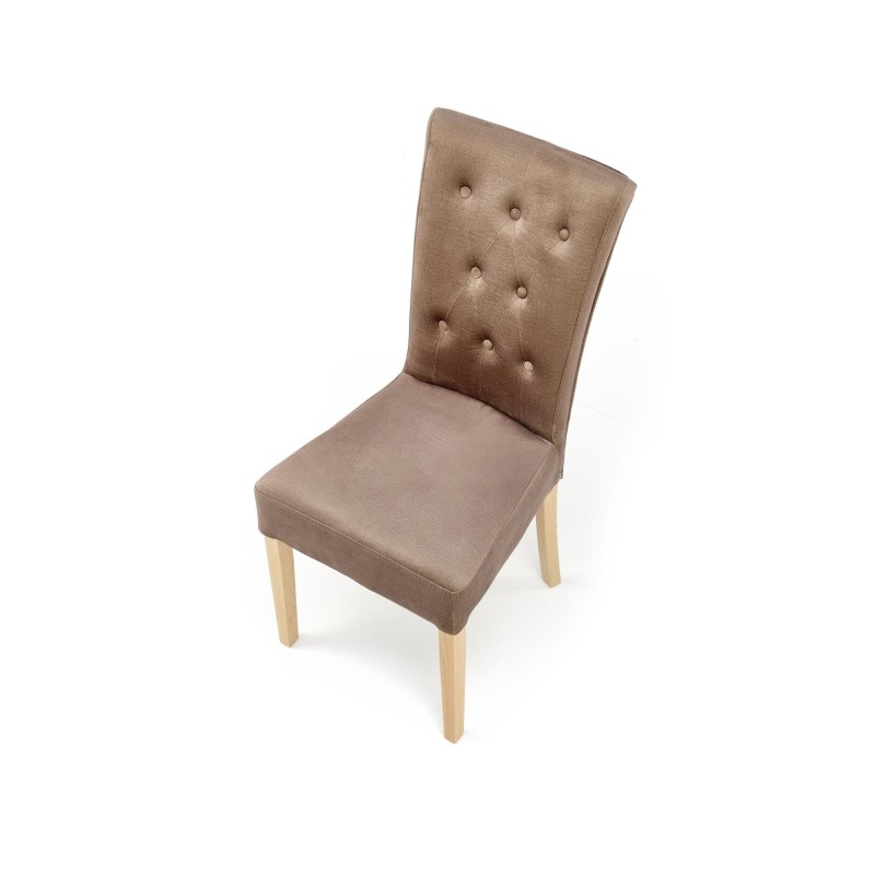 'VERMONT Honey Oak Chair / Upholstery: MONOLITH 09' 'VERMONT Honey Oak Chair / Upholstery: MONOLITH 09'