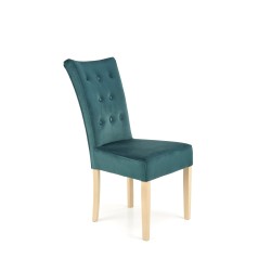'VERMONT Honey Oak Chair / Upholstery: MONOLITH 37'
