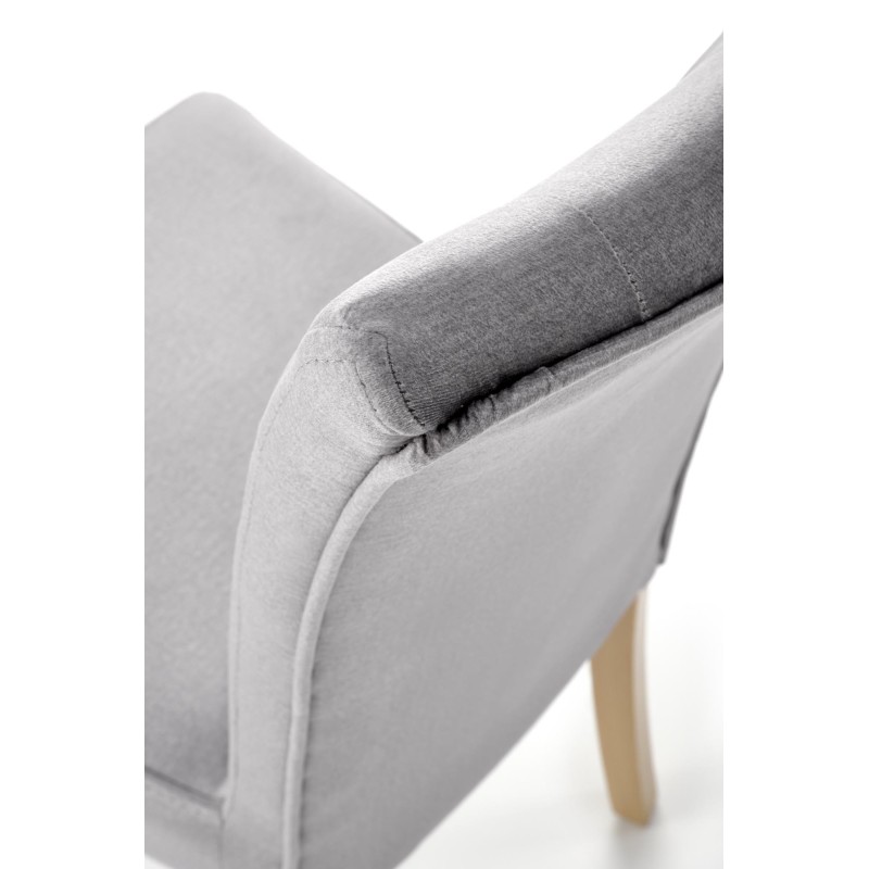 'VERMONT Honey Oak Chair / Upholstery: MONOLITH 85' 'VERMONT Honey Oak Chair / Upholstery: MONOLITH 85'