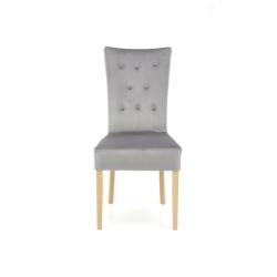 'VERMONT Honey Oak Chair / Upholstery: MONOLITH 85' 'VERMONT Honey Oak Chair / Upholstery: MONOLITH 85'