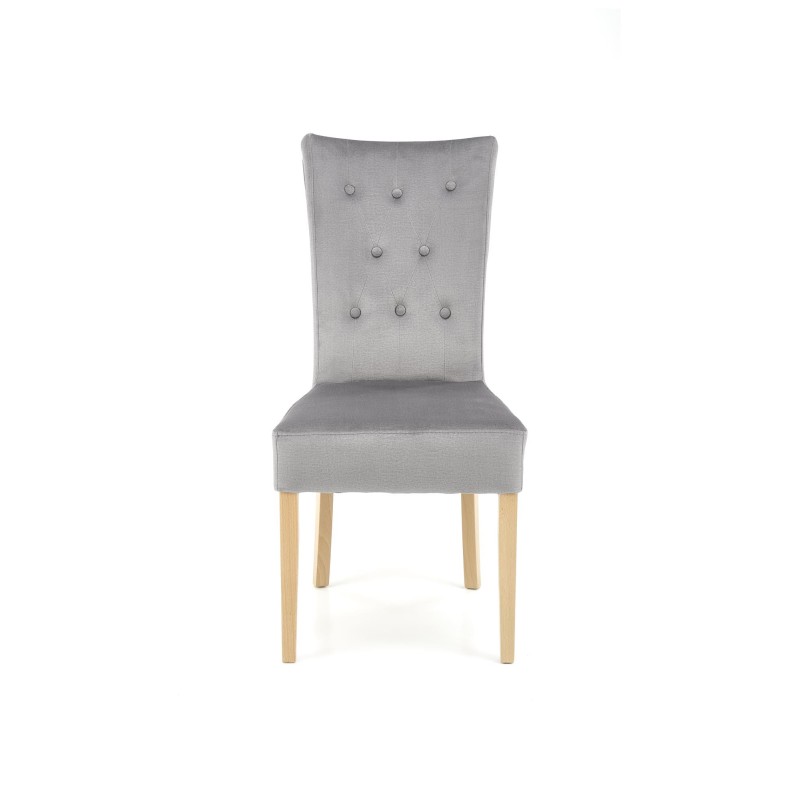 'VERMONT Honey Oak Chair / Upholstery: MONOLITH 85' 'VERMONT Honey Oak Chair / Upholstery: MONOLITH 85'