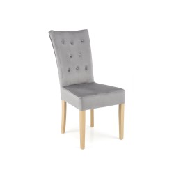 'VERMONT Honey Oak Chair / Upholstery: MONOLITH 85' 'VERMONT Honey Oak Chair / Upholstery: MONOLITH 85'