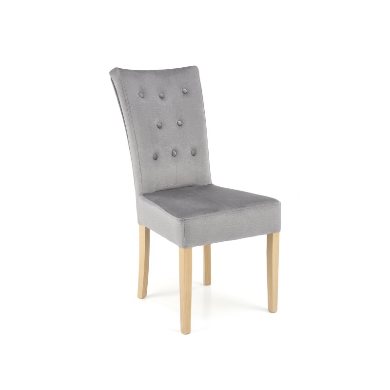 'VERMONT Honey Oak Chair / Upholstery: MONOLITH 85' 'VERMONT Honey Oak Chair / Upholstery: MONOLITH 85'