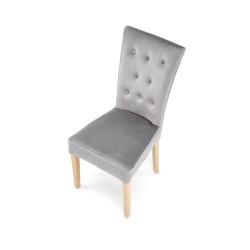 'VERMONT Honey Oak Chair / Upholstery: MONOLITH 85' 'VERMONT Honey Oak Chair / Upholstery: MONOLITH 85'
