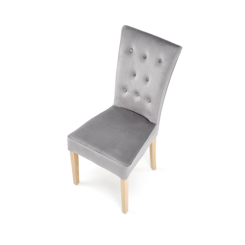 'VERMONT Honey Oak Chair / Upholstery: MONOLITH 85' 'VERMONT Honey Oak Chair / Upholstery: MONOLITH 85'