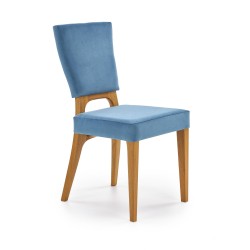 'WENANTY Honey Oak / Sea Blue Chair'