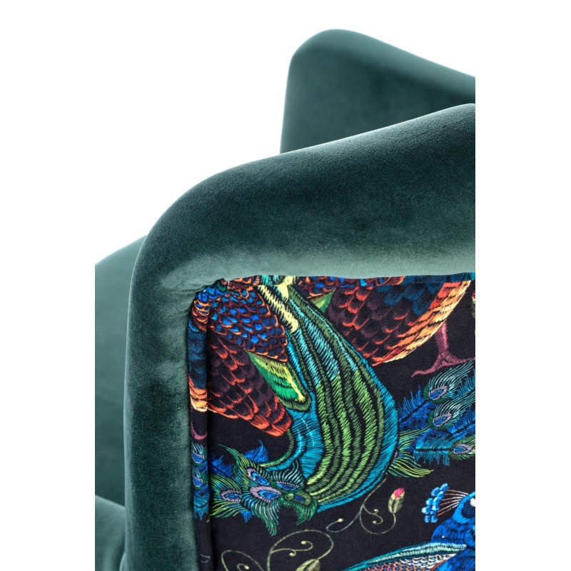 'PAGONI Relaxation Armchair in Dark Green / Black' 'PAGONI Relaxation Armchair in Dark Green / Black'