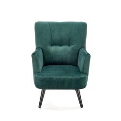 'PAGONI Relaxation Armchair in Dark Green / Black' 'PAGONI Relaxation Armchair in Dark Green / Black'