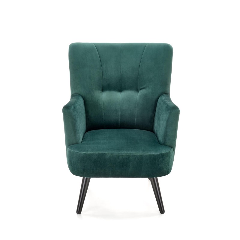 'PAGONI Relaxation Armchair in Dark Green / Black' 'PAGONI Relaxation Armchair in Dark Green / Black'