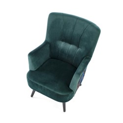 'PAGONI Relaxation Armchair in Dark Green / Black' 'PAGONI Relaxation Armchair in Dark Green / Black'