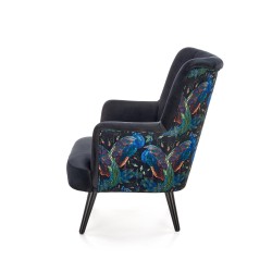 'PAGONI Black Relaxation Armchair' 'PAGONI Black Relaxation Armchair'