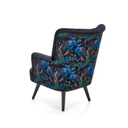 'PAGONI Black Relaxation Armchair' 'PAGONI Black Relaxation Armchair'