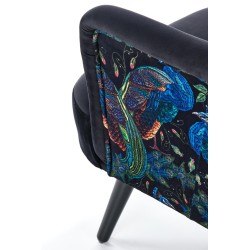 'PAGONI Black Relaxation Armchair' 'PAGONI Black Relaxation Armchair'