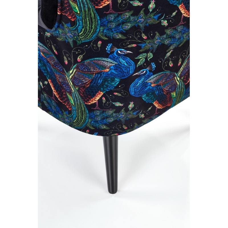 'PAGONI Black Relaxation Armchair' 'PAGONI Black Relaxation Armchair'