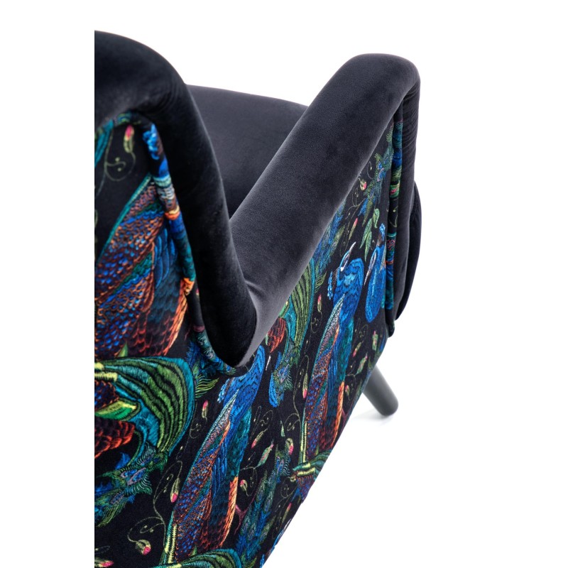 'PAGONI Black Relaxation Armchair' 'PAGONI Black Relaxation Armchair'